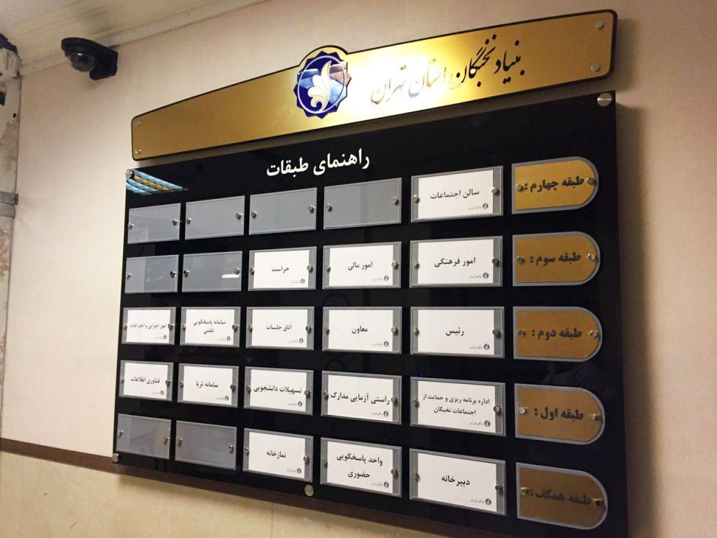 تابلو-راهنمای-طبقات